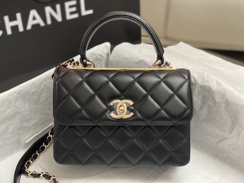 Ch**el top handle bags
